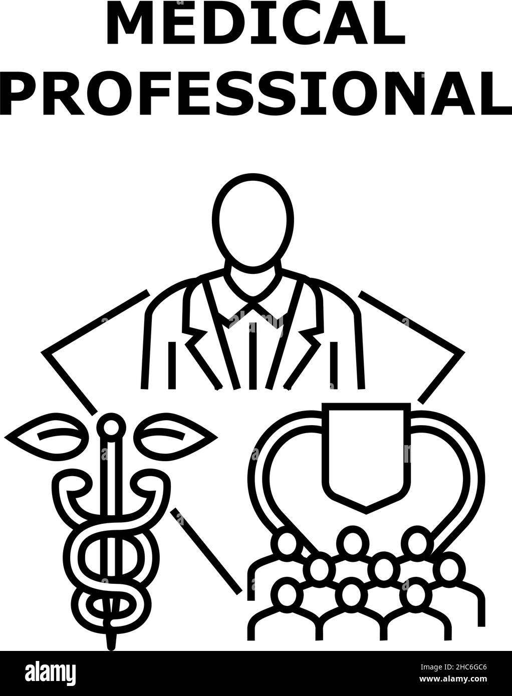 Medical professional icon vector illustration Stock Vector Image & Art ...