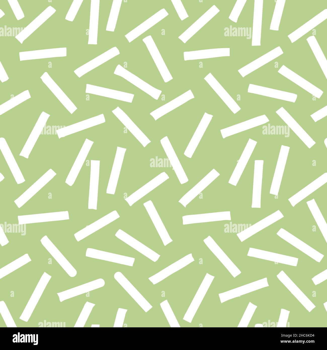 White cute rectangles hand drawn elements seamless pattern. Vector abstract illustration Stock Vector