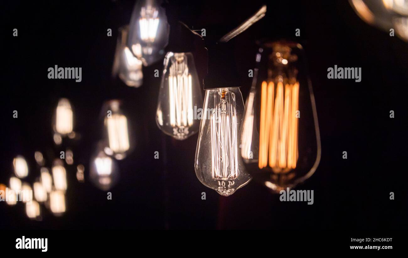 Hanging lamps hires stock photography and images Alamy