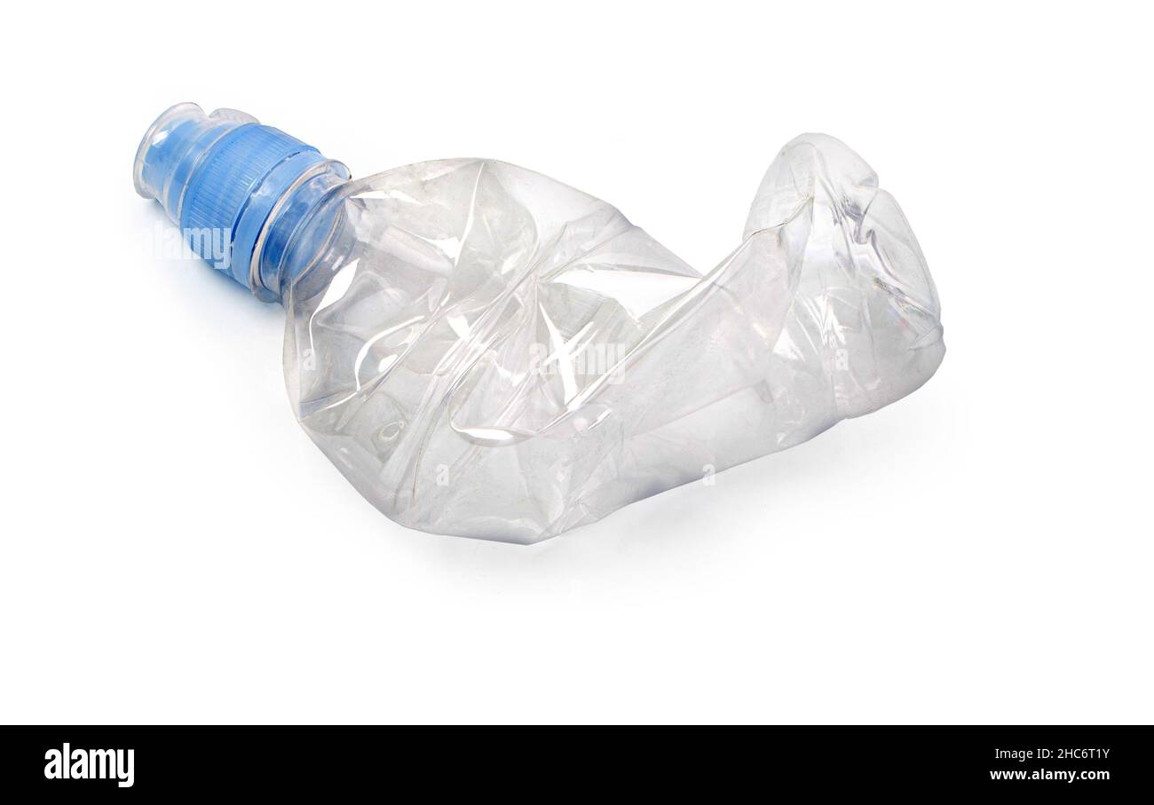 close up of a plastic bottle isolated on white background Stock Photo ...