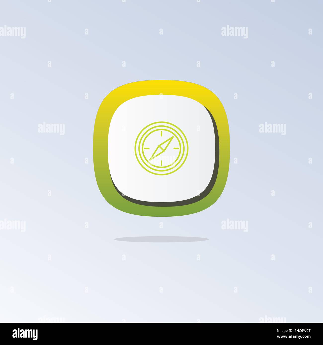 Location compass 3D icon. Icons web, logo, button. 3D vector ...