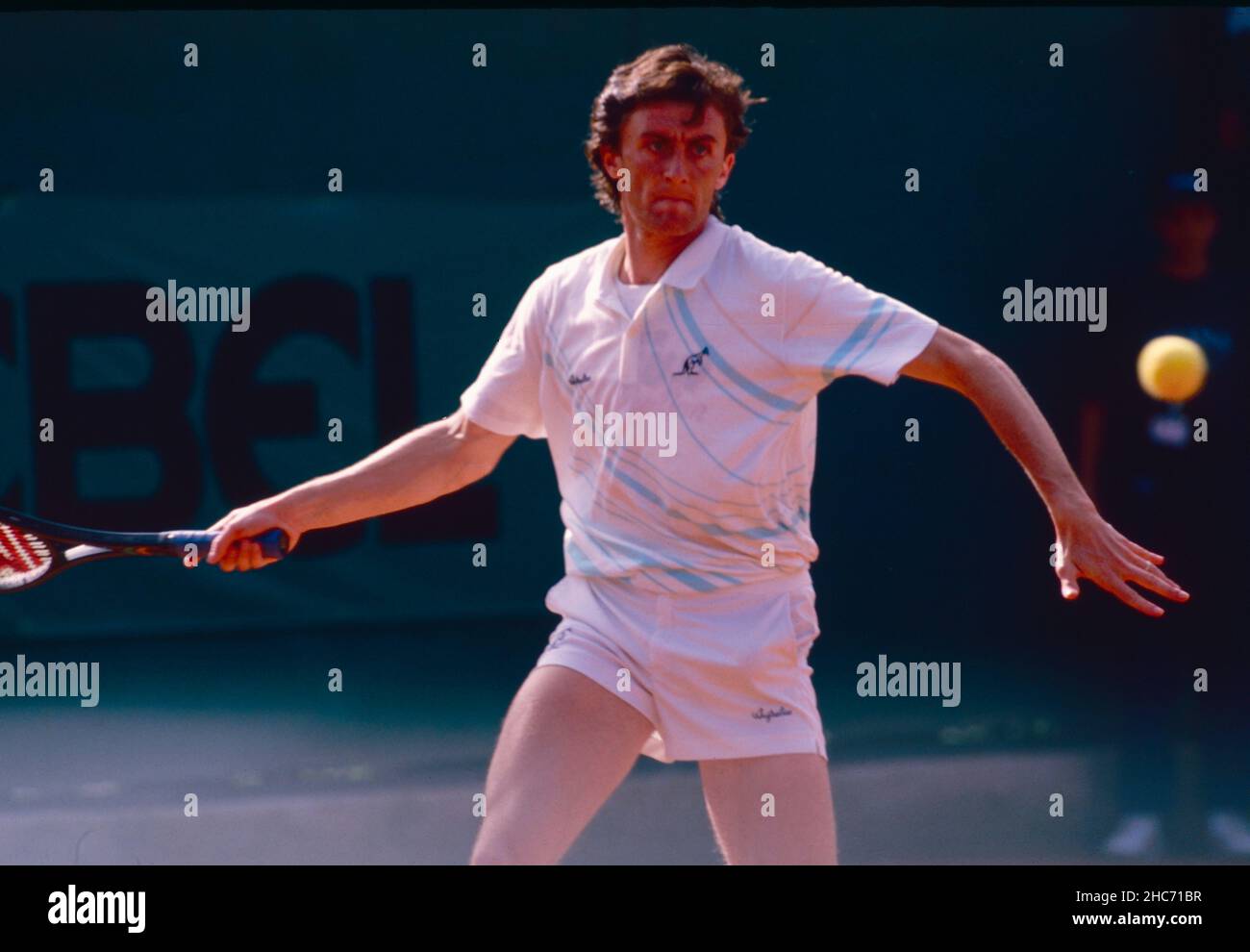 Italian tennis player Paolo Canè, 1980s Stock Photo Alamy