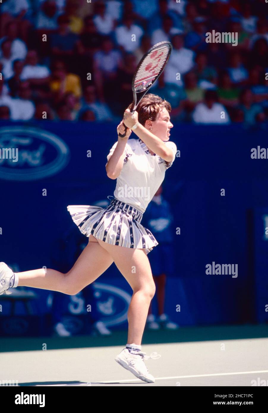 Swiss tennis player Martina Hingis, Australian Open 1997 Stock Photo