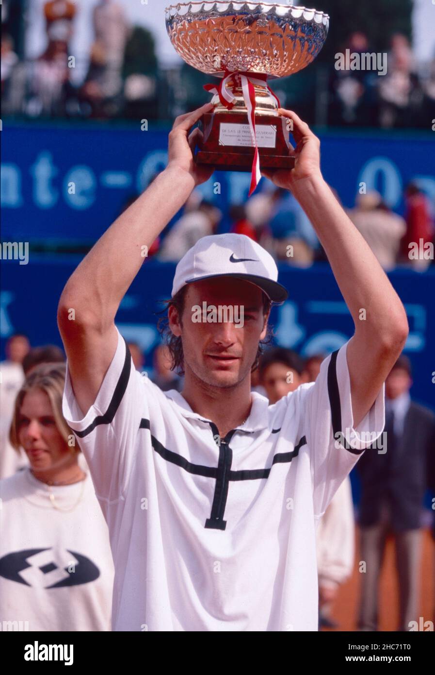 Spanish tennis player Carlos Moya, 1990s Stock Photo