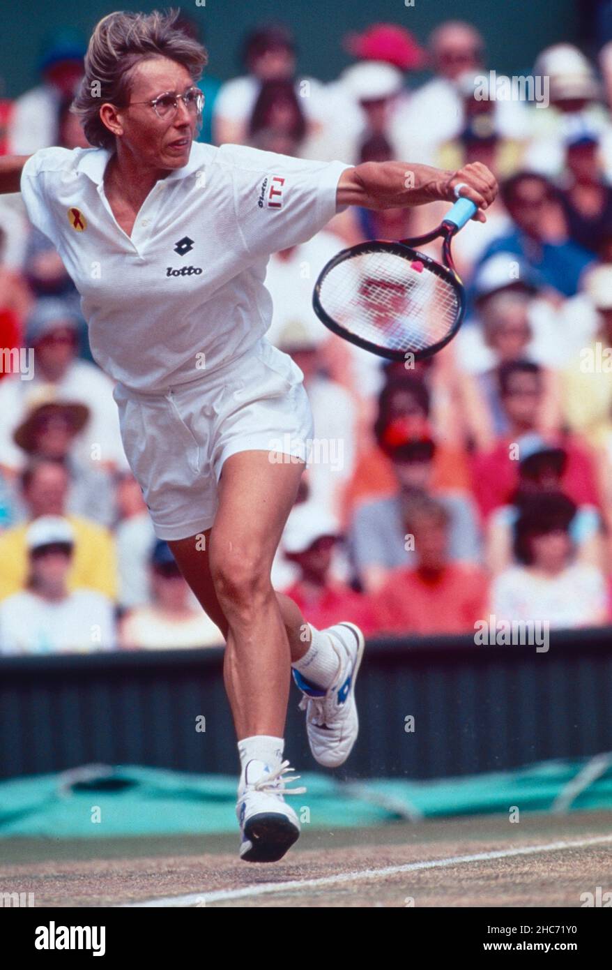 Czech tennis player Martina Navratilova, US Open 1993 Stock Photo - Alamy