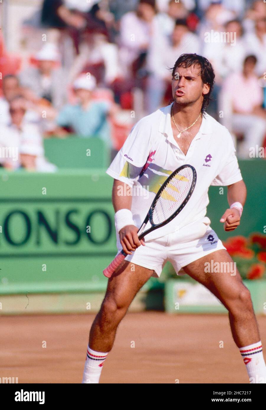 Argentinian tennis player Alberto Mancini, Roland Garros, France 1989 Stock  Photo - Alamy