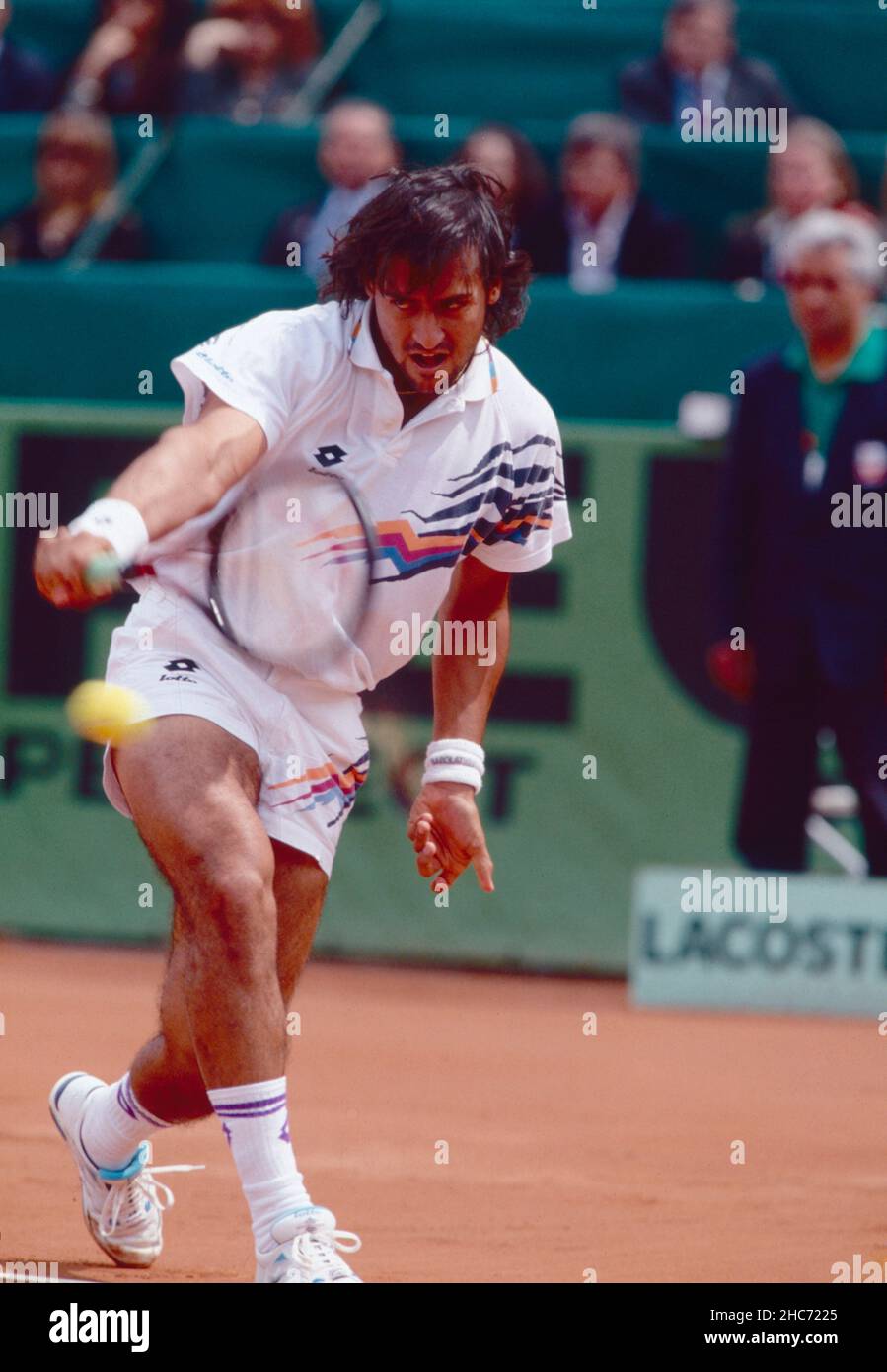 Argentinian tennis player Alberto Mancini, Italian Open 1989 Stock Photo Alamy