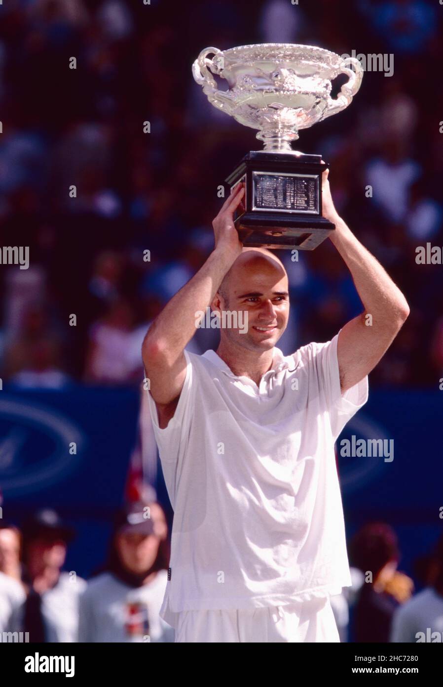 American tennis player Andre Agassi, 2000s Stock Photo