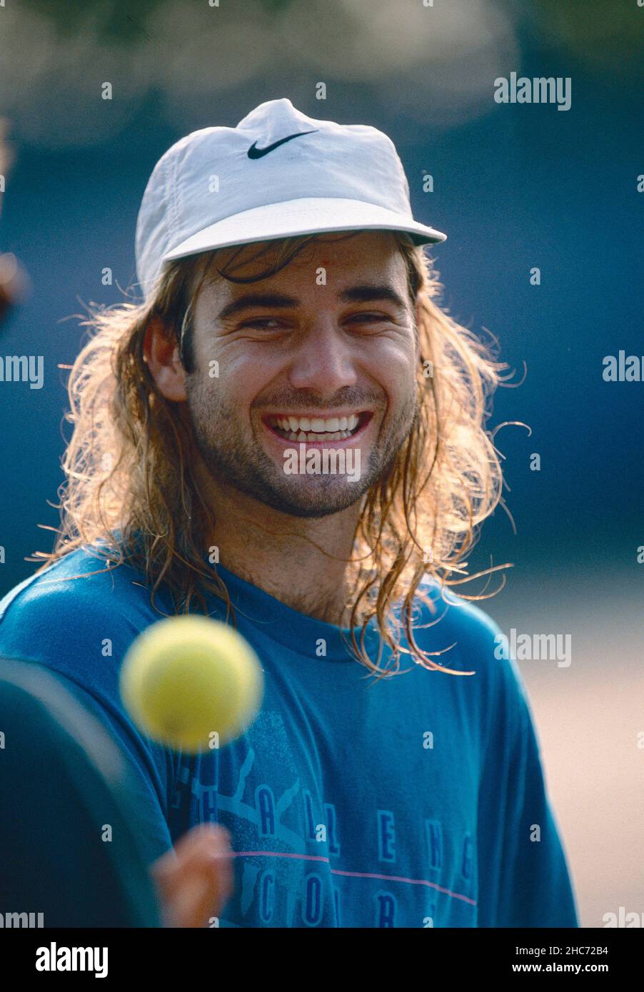 American tennis player Andre Agassi, US Open 1993 Stock Photo - Alamy