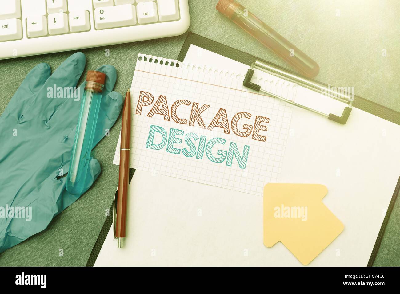 Document Packaging Text Write Sign displaying Package Design. Word Written on Strategy in creating ...