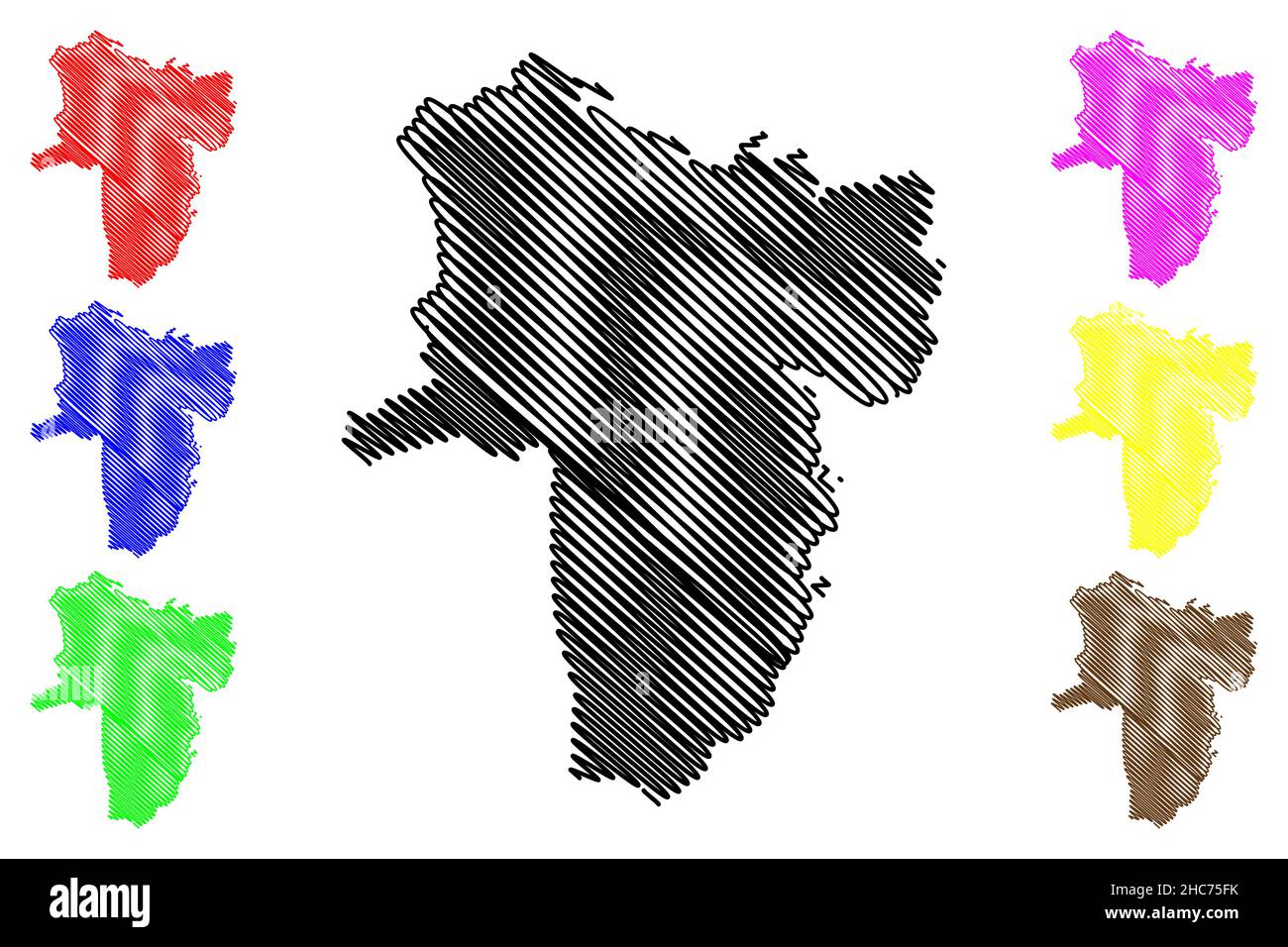 Pakur district (Jharkhand State, Republic of India, Santhal Pargana ...