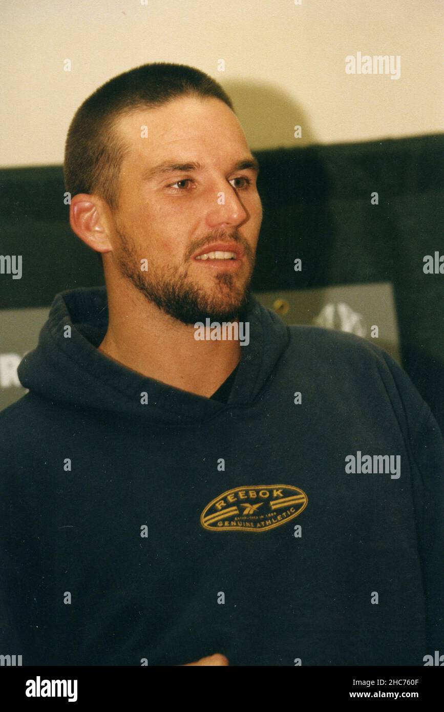 Australian tennis player Pat Rafter, 2001 Stock Photo