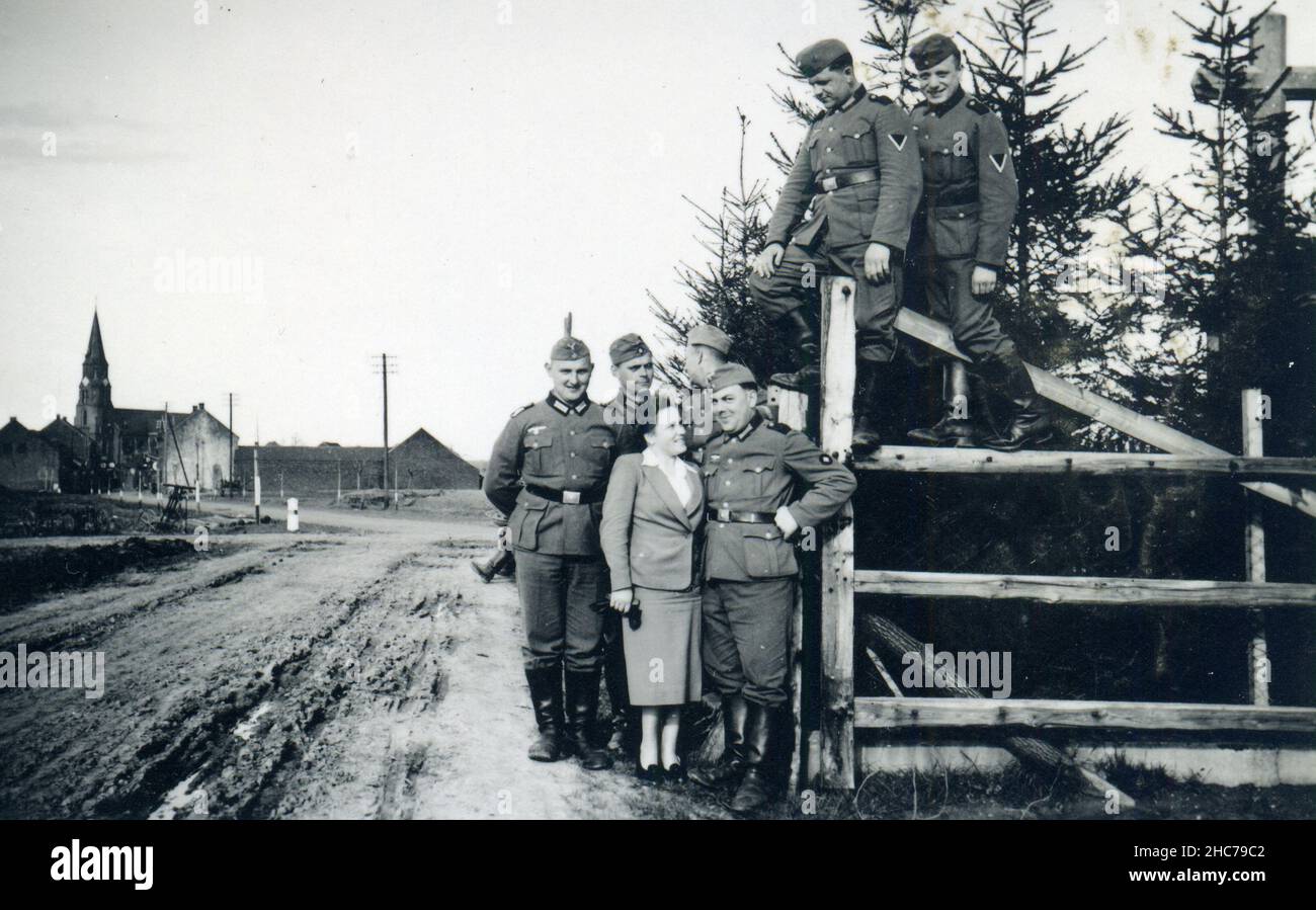 WWII WW2 german soldiers in Manheim Germany, 1939 Stock Photo - Alamy