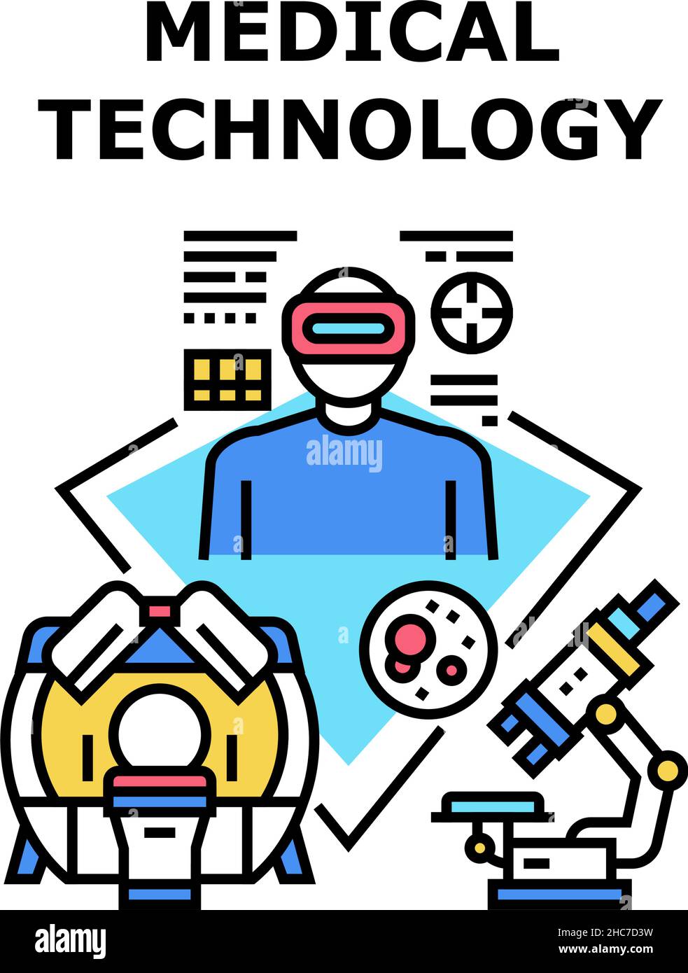 Medical Technology Concept Color Illustration Stock Vector Image & Art
