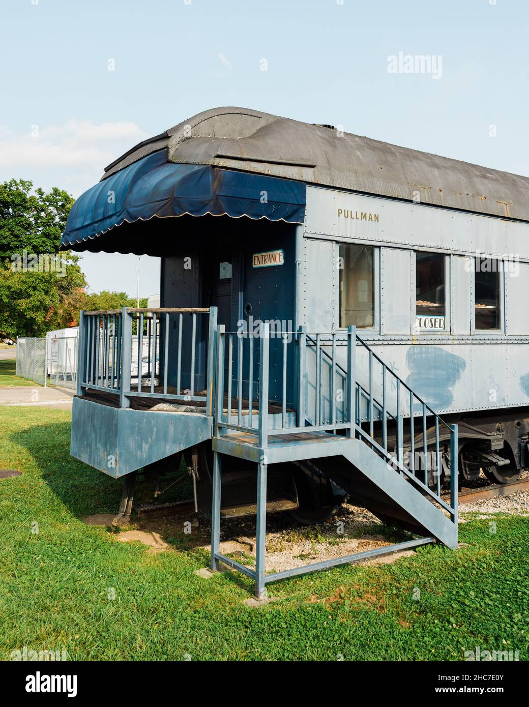 Old railroad car in Huntington, West Virginia Stock Photo Alamy