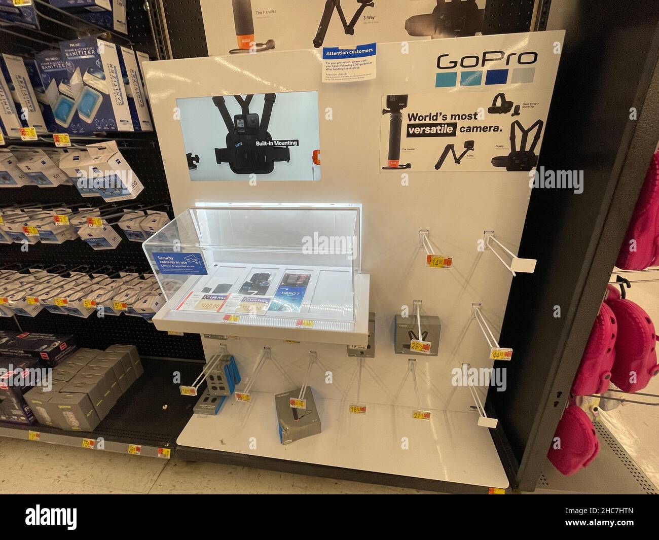 Augusta, Ga USA 12 24 21 Walmart retail grocery store interior