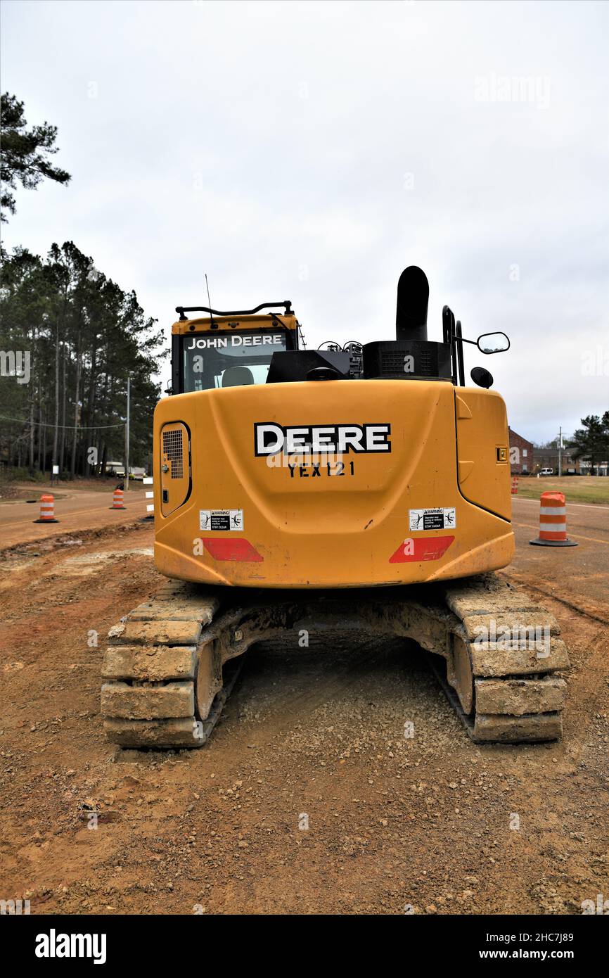 John Deere 135G Crawler Excavator. Stock Photo