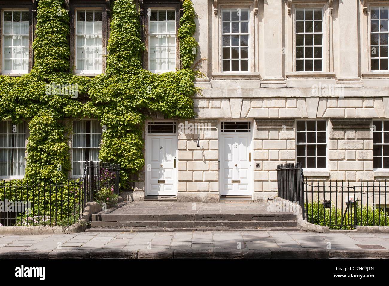 Beautiful Houses Bath Stock Photo Alamy
