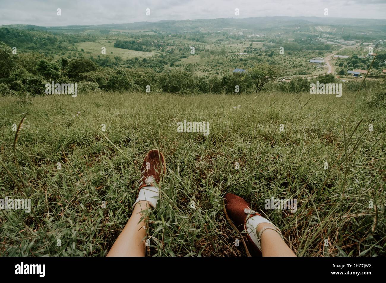 Shot beautiful green mountain hi-res stock photography and images - Alamy