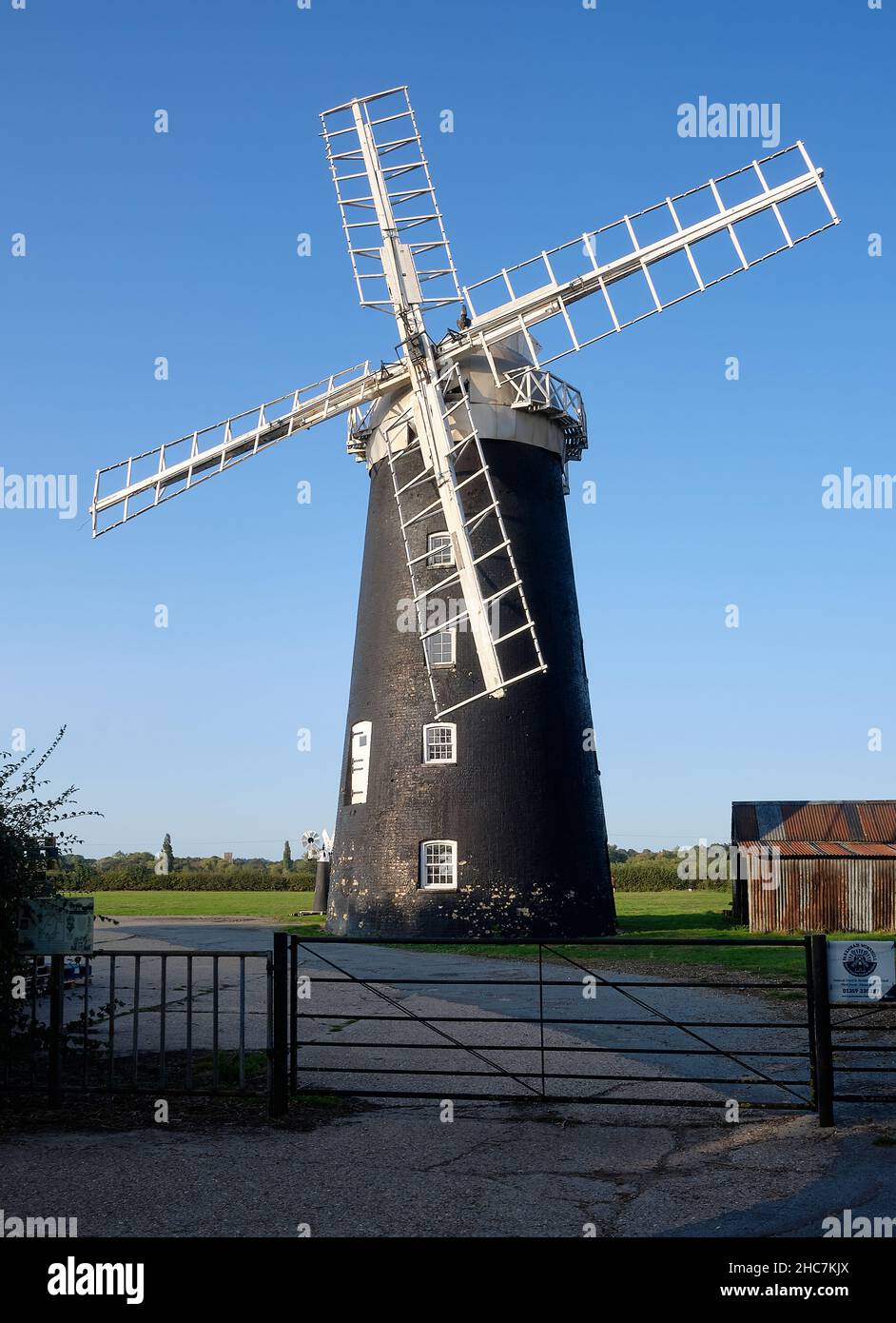 Bardwell Packenham Windmill Suffolk Stock Photo