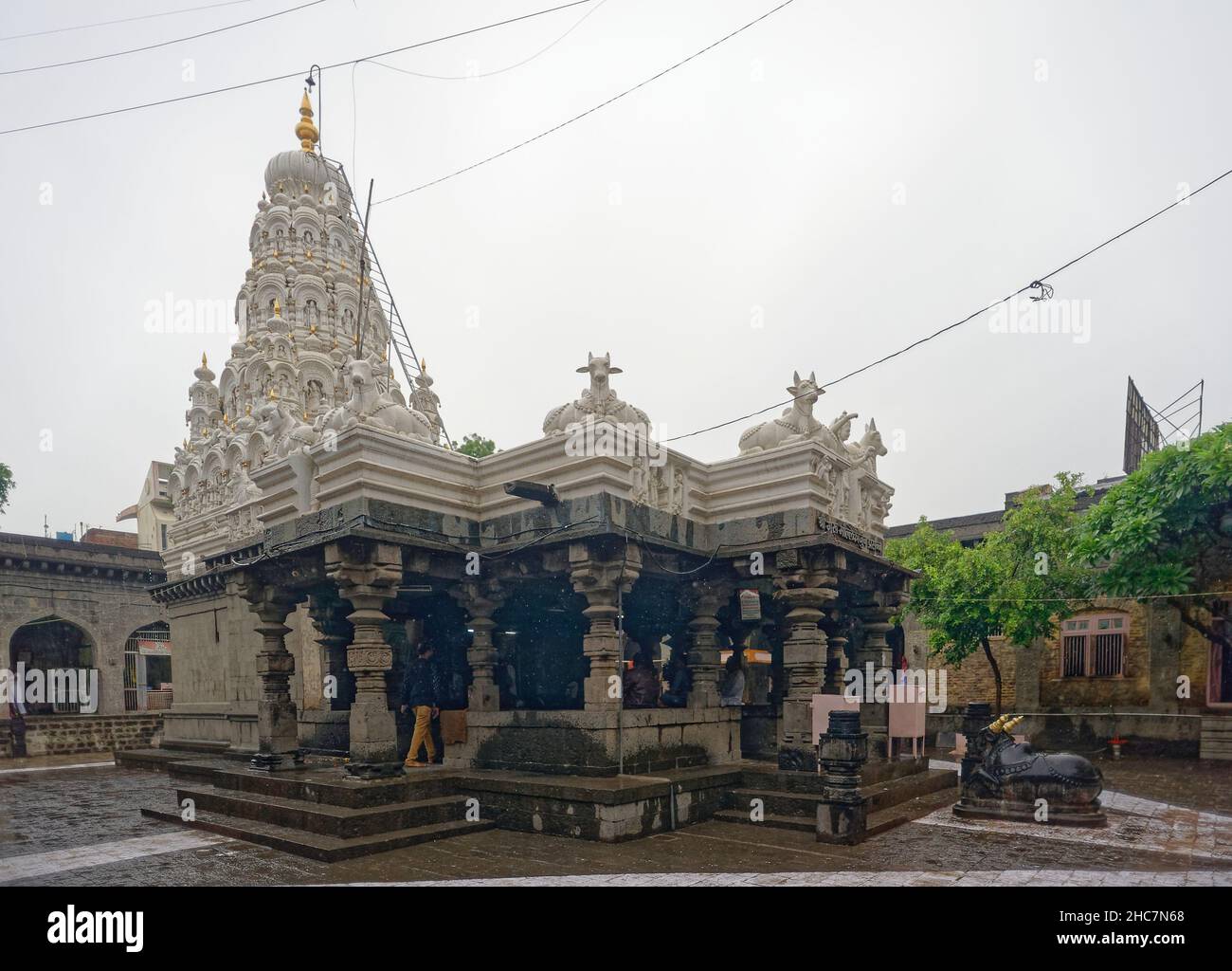 Shri Kapilsiddha Malikarjun Temple at Solapur Stock Photo