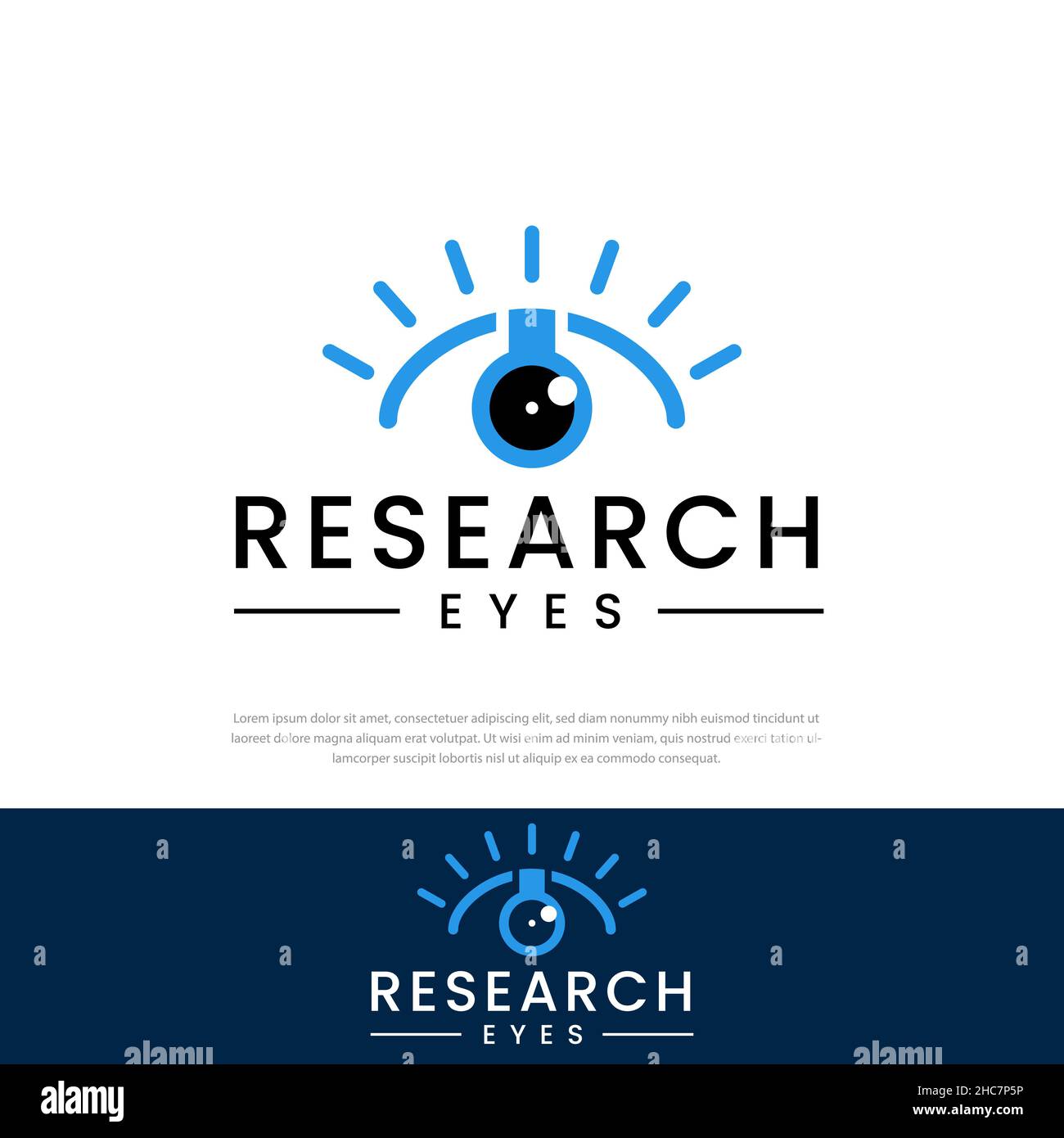Optical laboratory abstract vector concept symbol logo or Templates