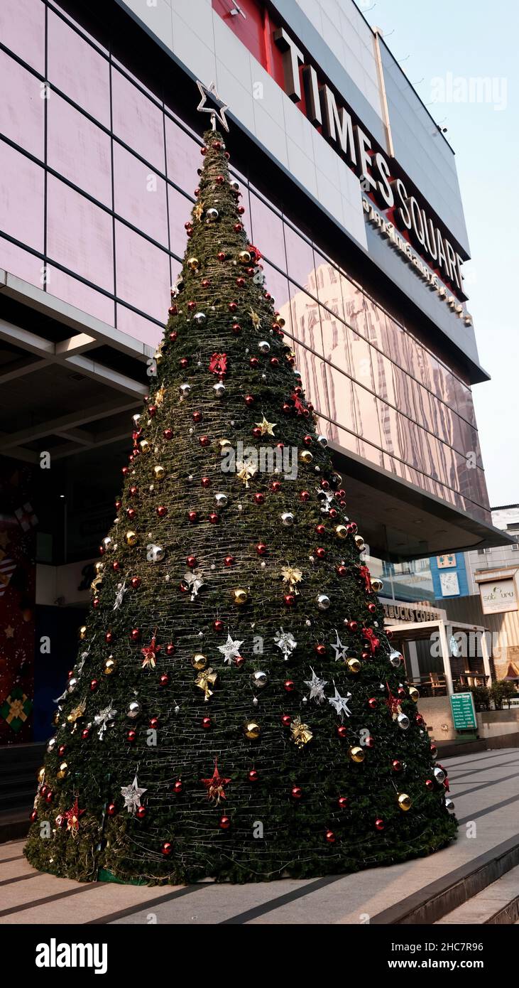 Christmas Tree Times Square Building Mall Sukhumvit Rd, Bangkok
