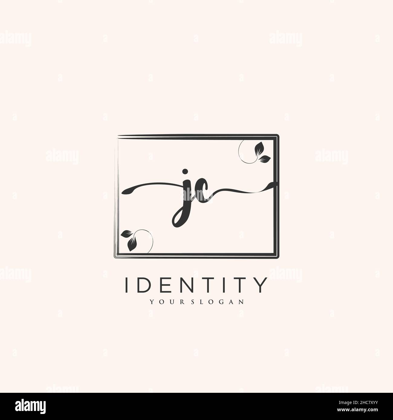 JC Handwriting logo vector art of initial signature, wedding, fashion ...