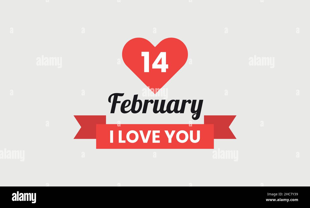 Happy valentines day I will love you forever round circle shape icon abstract monogram vector logo template Stock Vector
