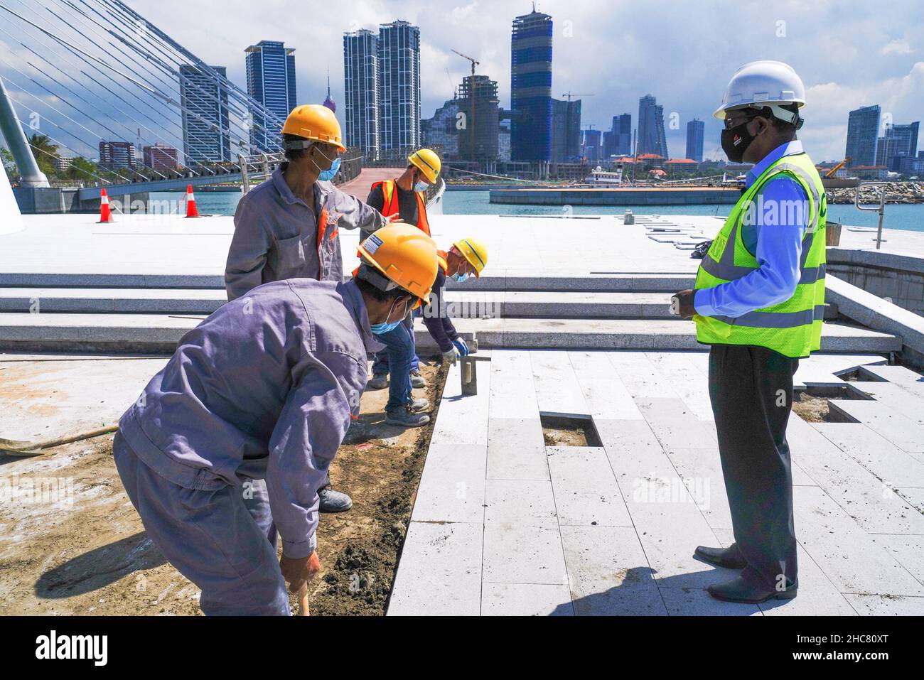 Colombo, Sri Lanka. 30th Nov, 2021. Sri Lankan Sanjeewa Alwis, a