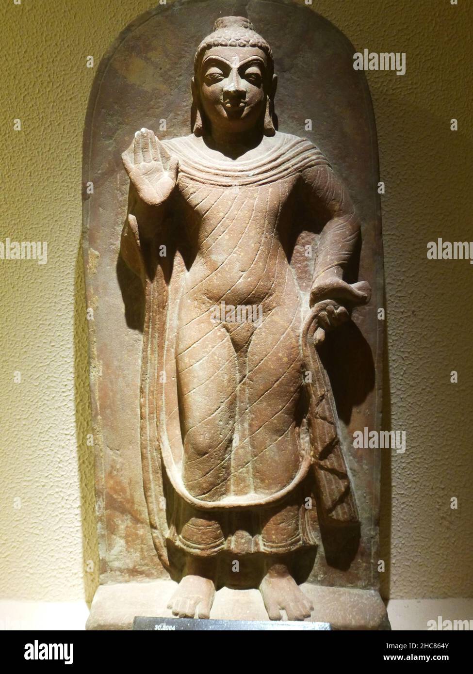 Standing Buddha statue, Government Museum, Mathura Stock Photo Alamy