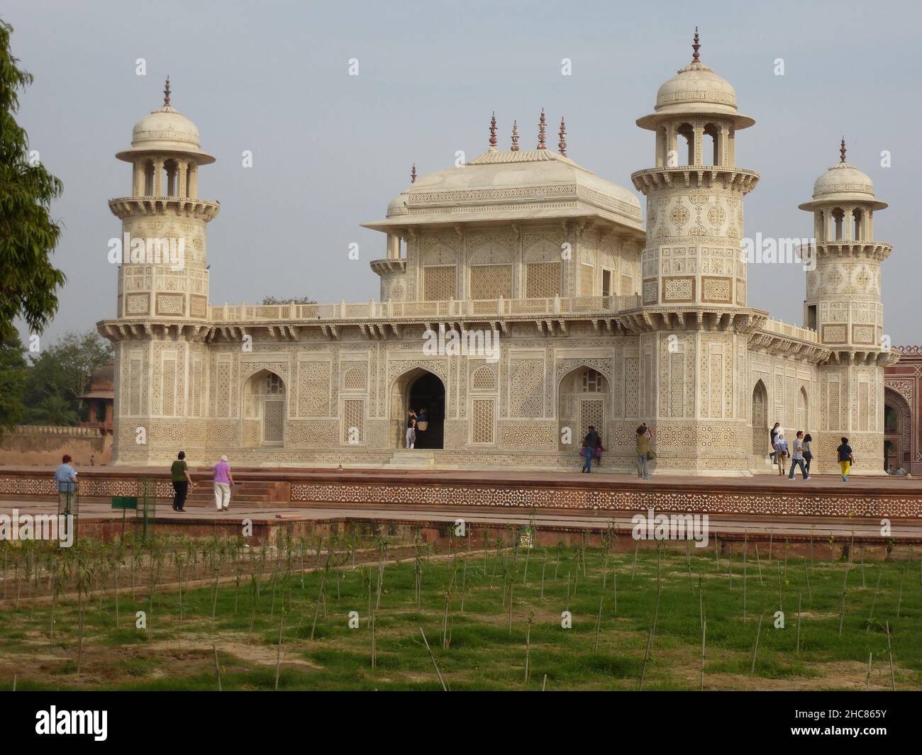 Itmad-ud-Daula mausoleum near Taj Mahal Stock Photo