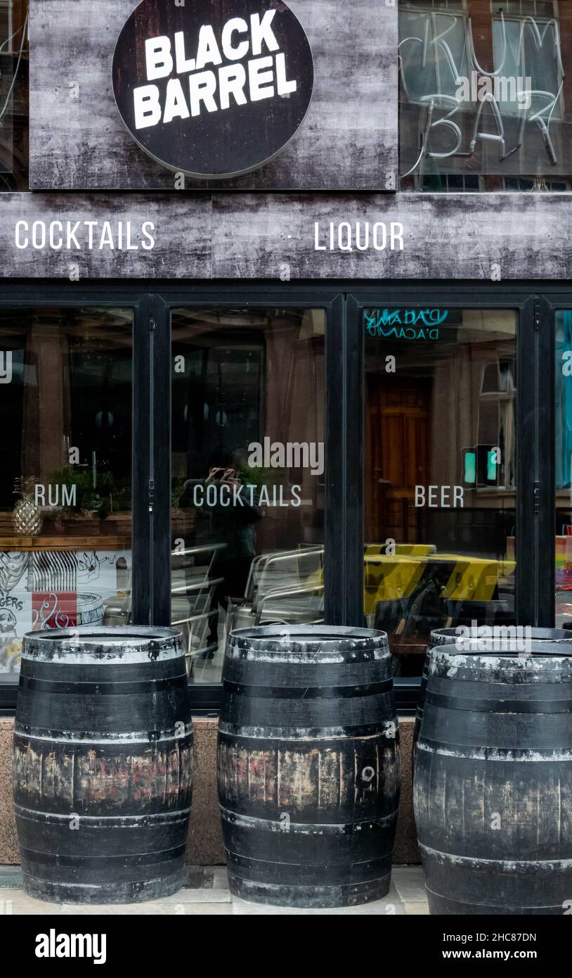 Black Barrel, a popular pub and cocktail bar on Castle Street in