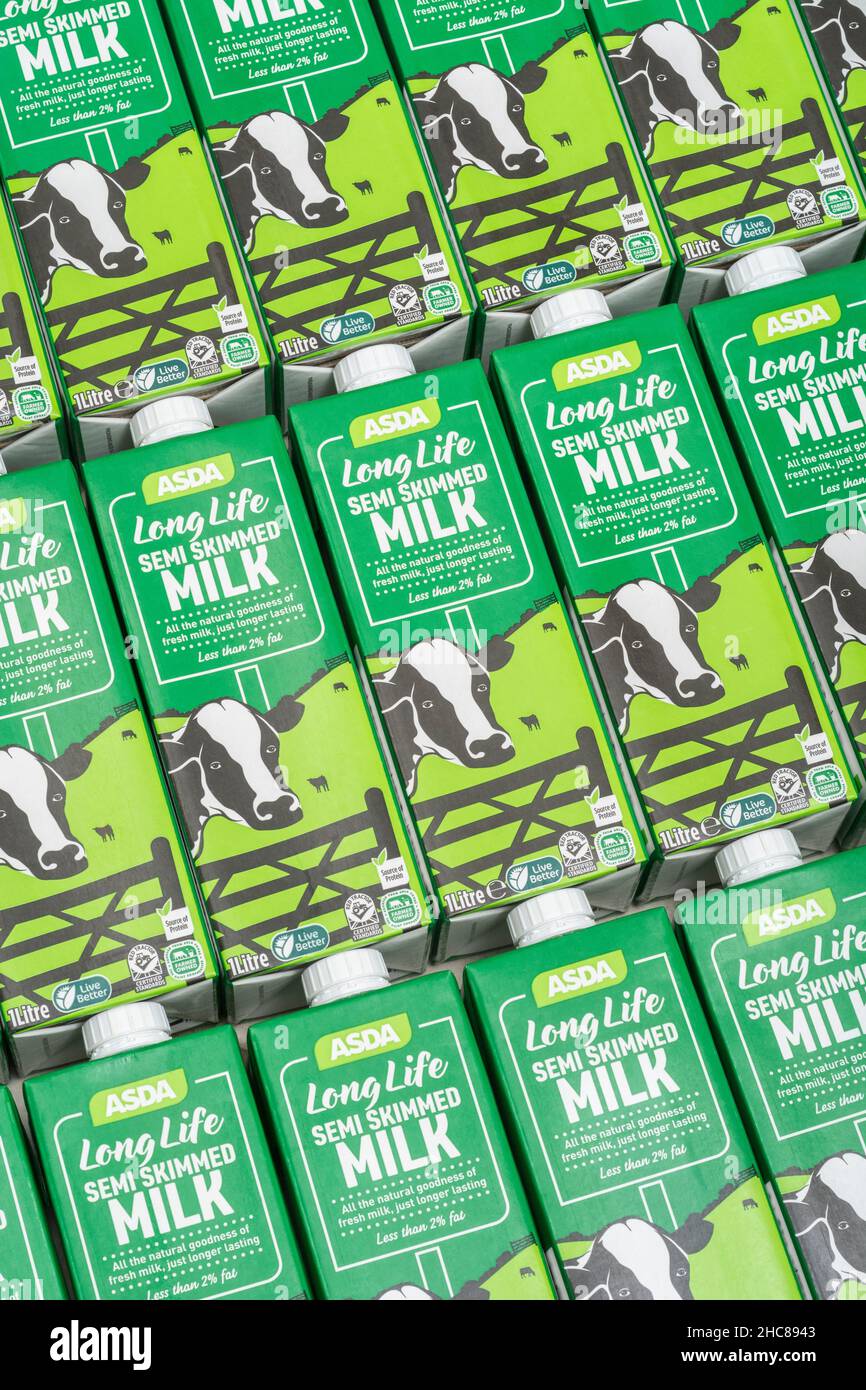 Asda own label dairy products hi-res stock photography and images - Alamy