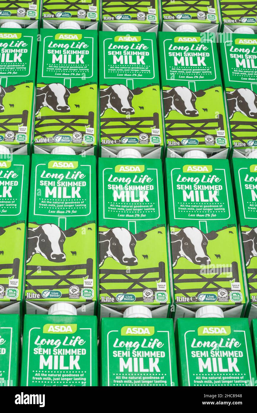 Asda own label dairy products hi-res stock photography and images - Alamy