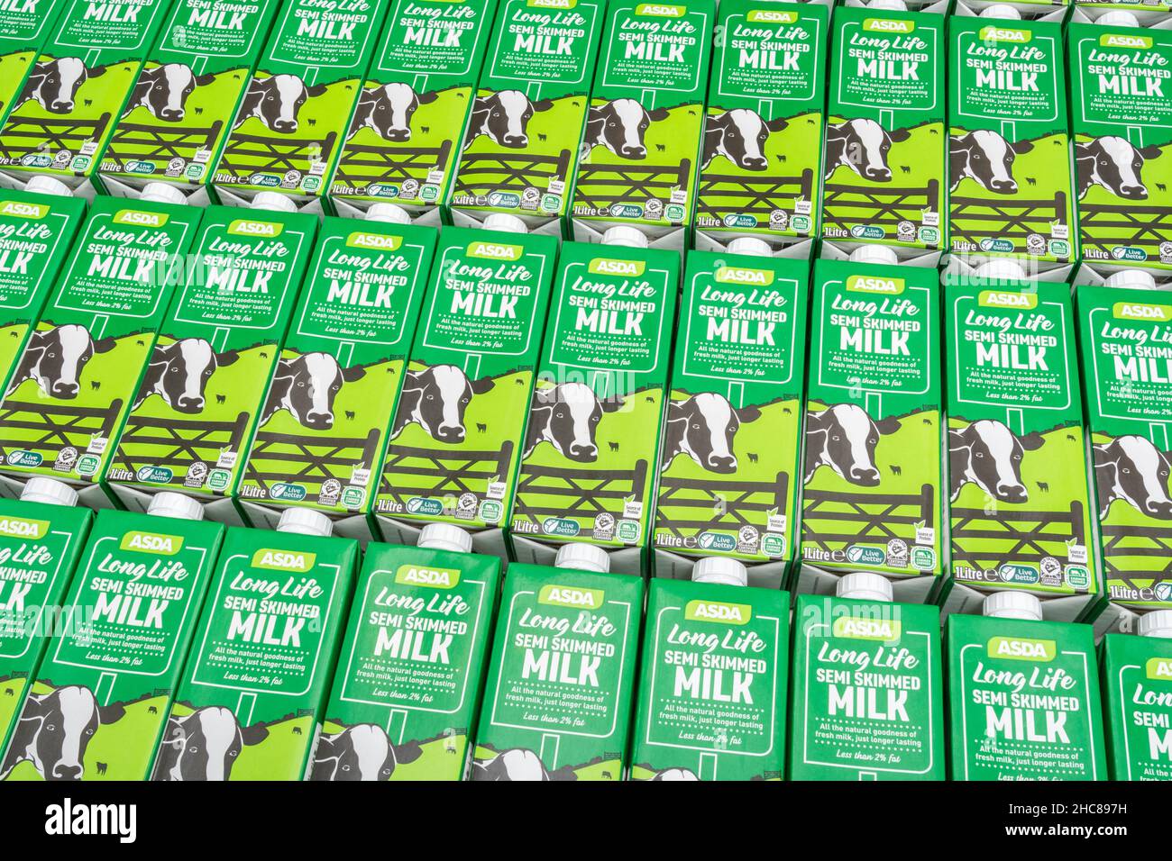 Asda own label dairy products hi-res stock photography and images - Alamy