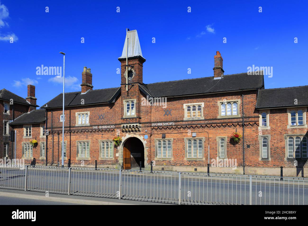 The Barracks NewcastleunderLyme Staffordshire Stock Photo