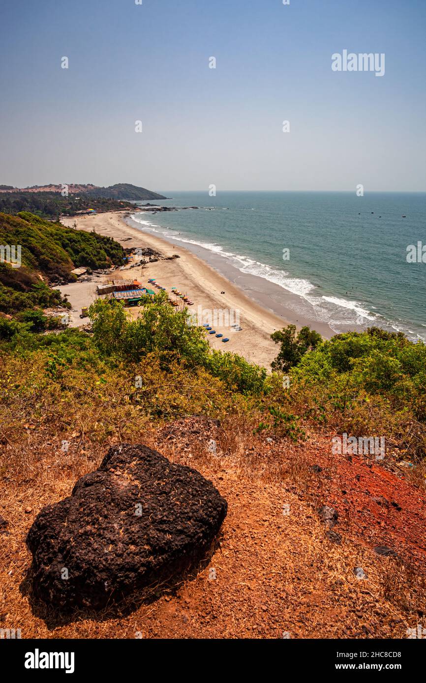Chapora, North GOA, India , 17 March 2020: view from Fort Chapora. High quality photo Stock Photo