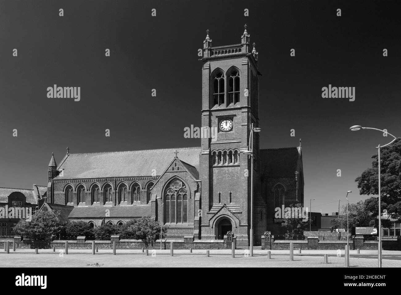 St Paul's Church, Widnes town, Cheshire, England, UK Stock Photo Alamy