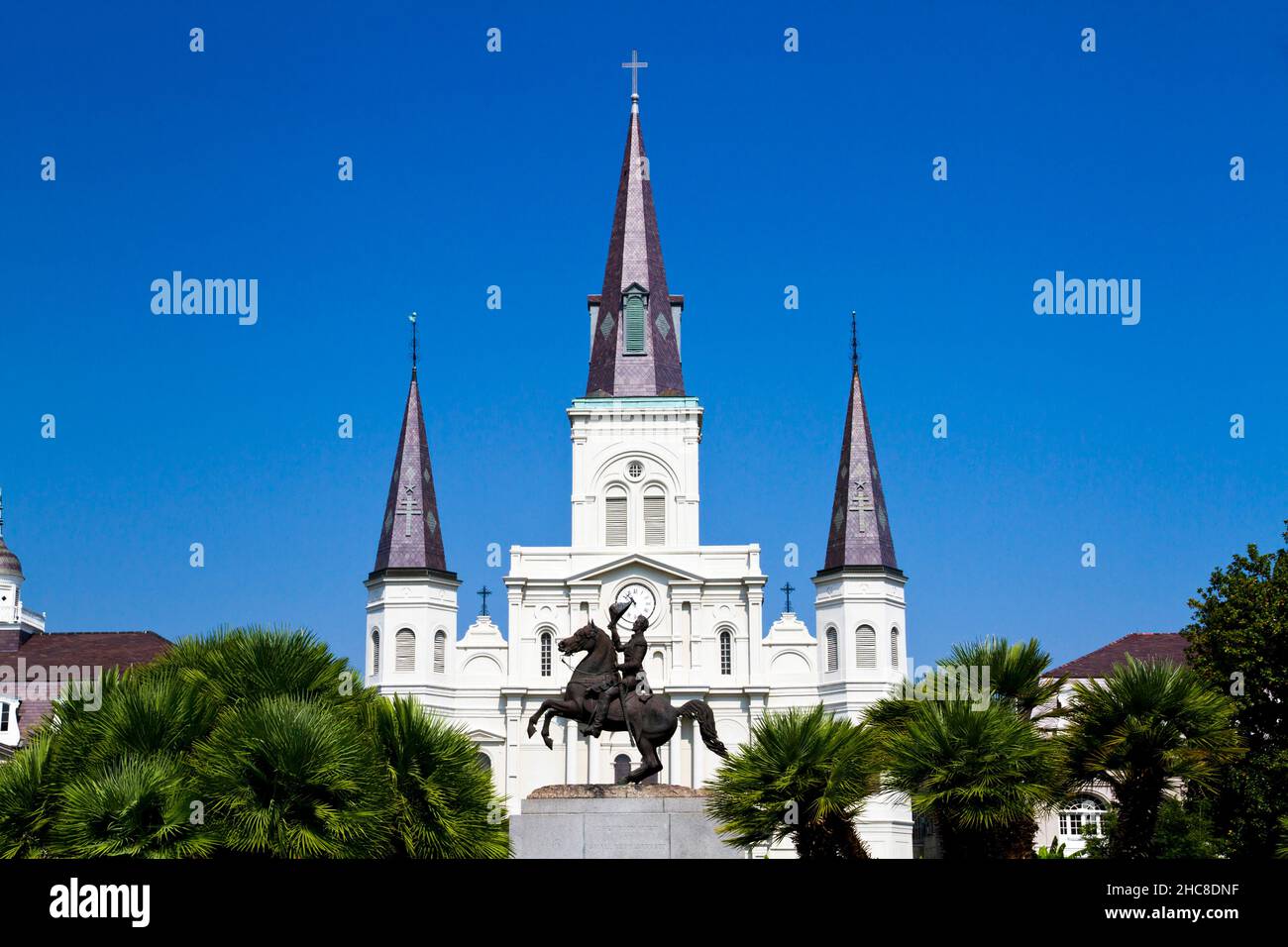The St. Louis cathedral, New Orleans, LA, USA Stock Photo - Alamy