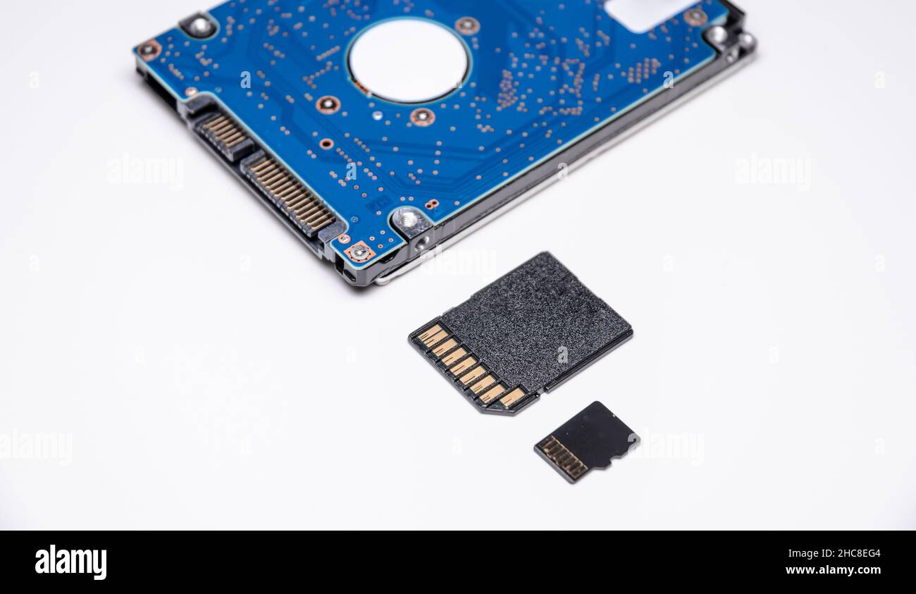 Internal 2.5 inch HDD Hard Disc Drive with SD Memory Card and micro SD