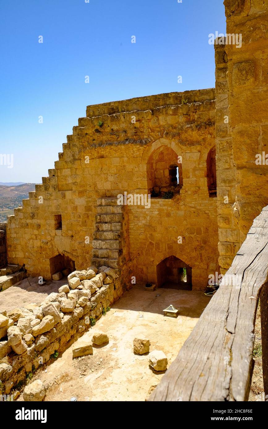 Jordan Castle Ajloun castle architecture hi-res stock photography and images - Alamy