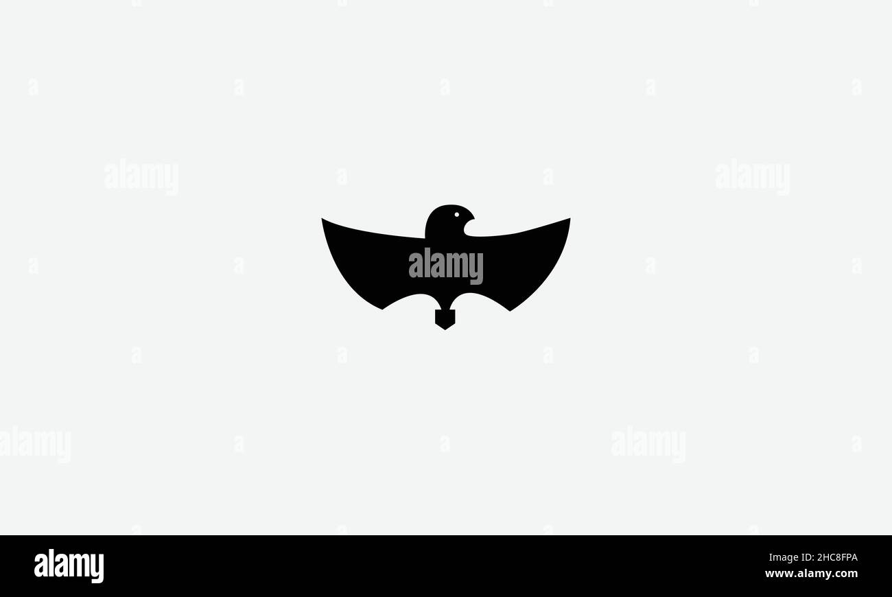 Bird fly vector logo design Stock Vector Image & Art - Alamy