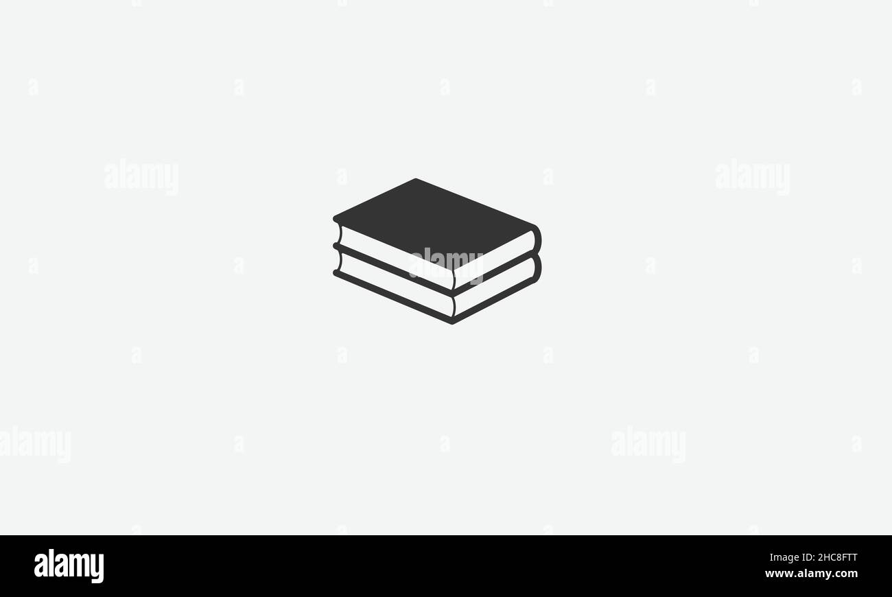 Book education vector logo design Stock Vector