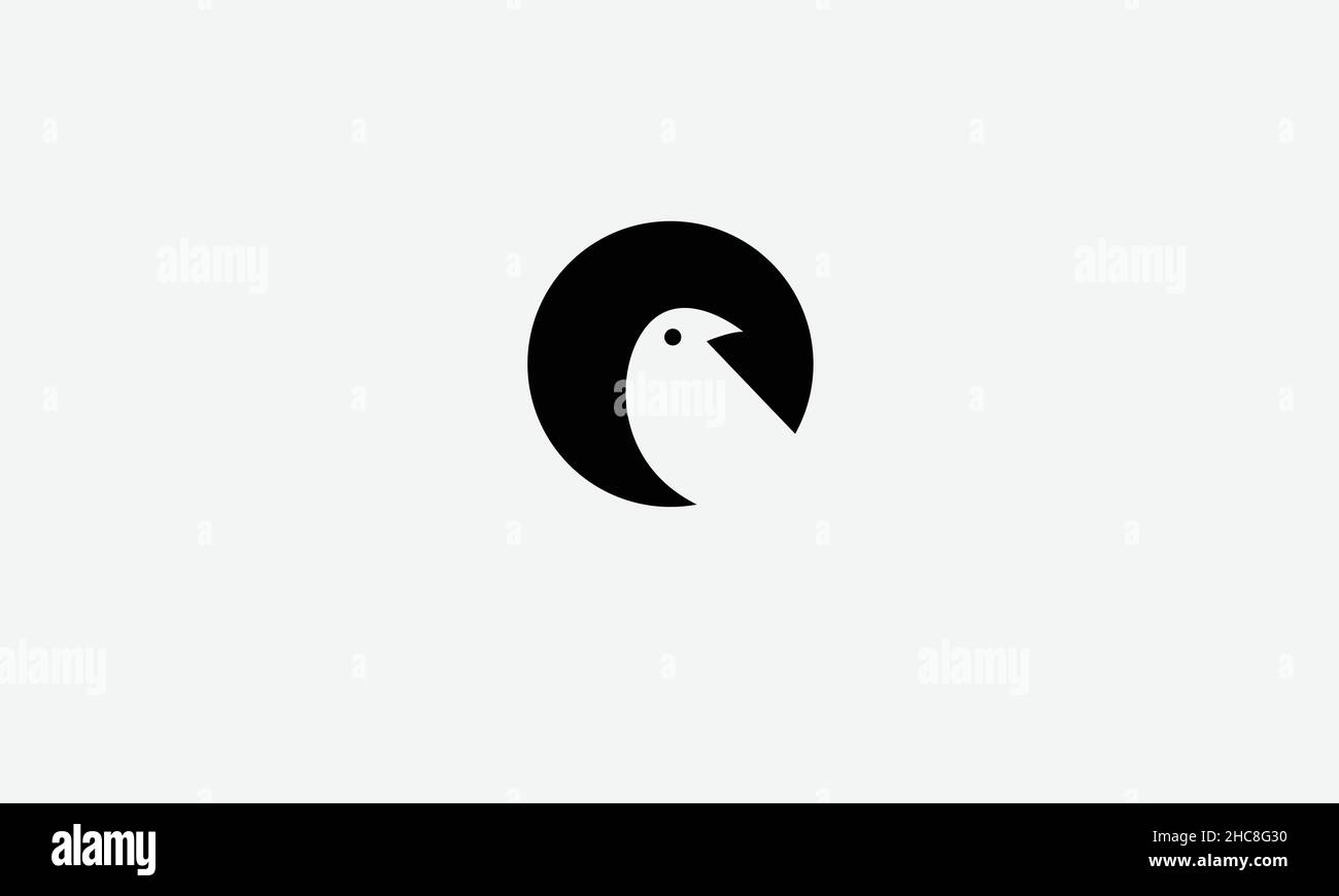 Bird fly vector logo design Stock Vector Image & Art - Alamy