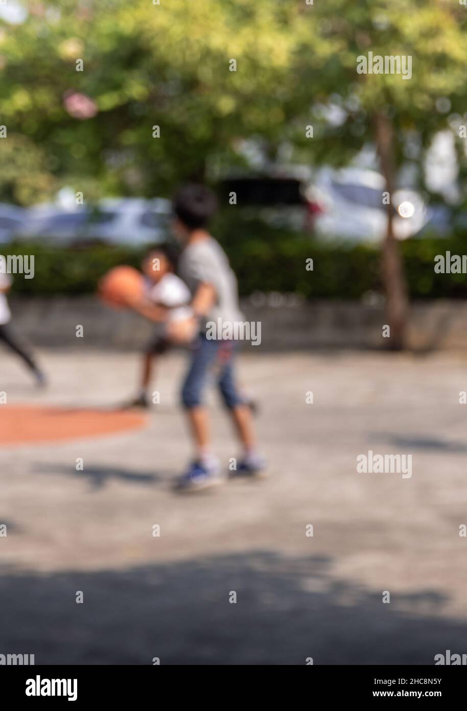 Abstract Blurred Children Playing Basketball Stock Photo Alamy Abstract Blurred Children Playing Basketball Stock Photo Alamy