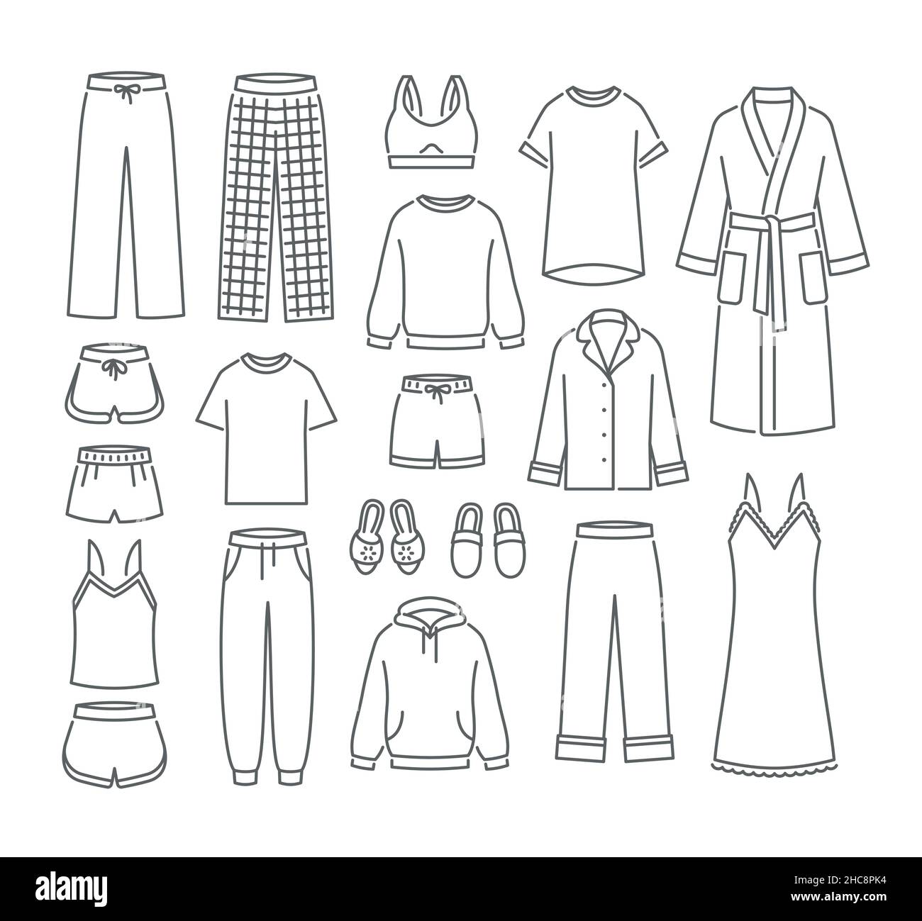Nightwear vector vectors hi-res stock photography and images - Alamy