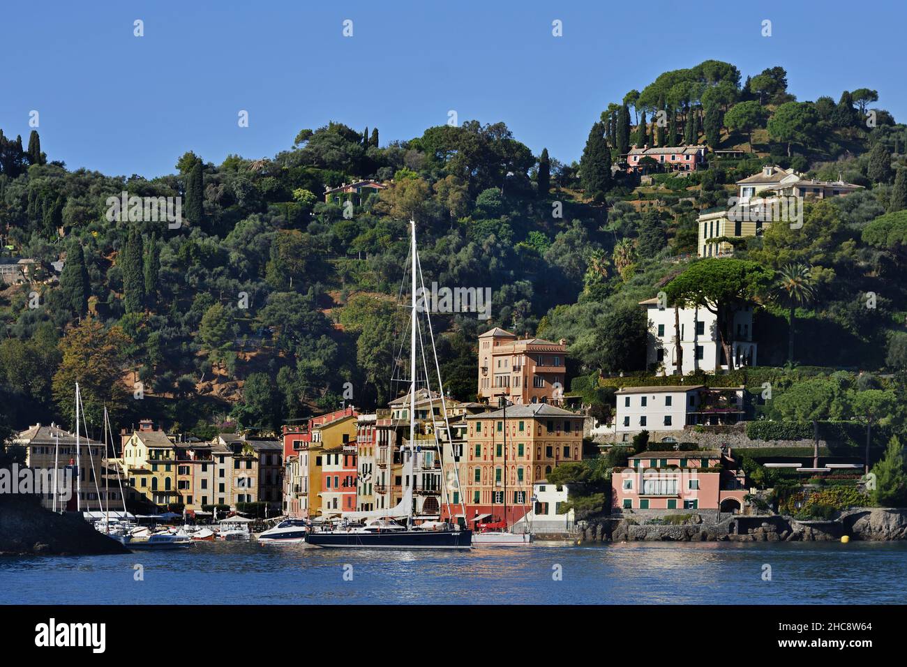 Portofino, Italy, Italian, Mediterranean. Stock Photo