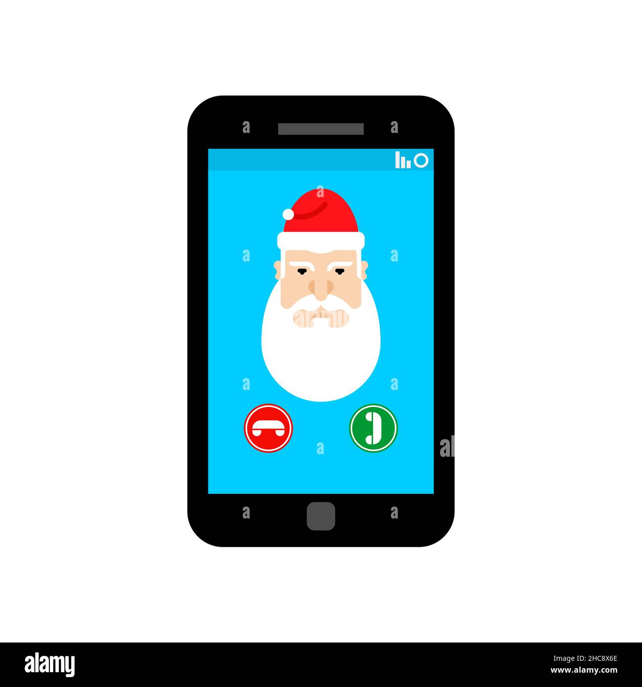 Call from Santa Claus. call of Christmas. Xmas and New Years