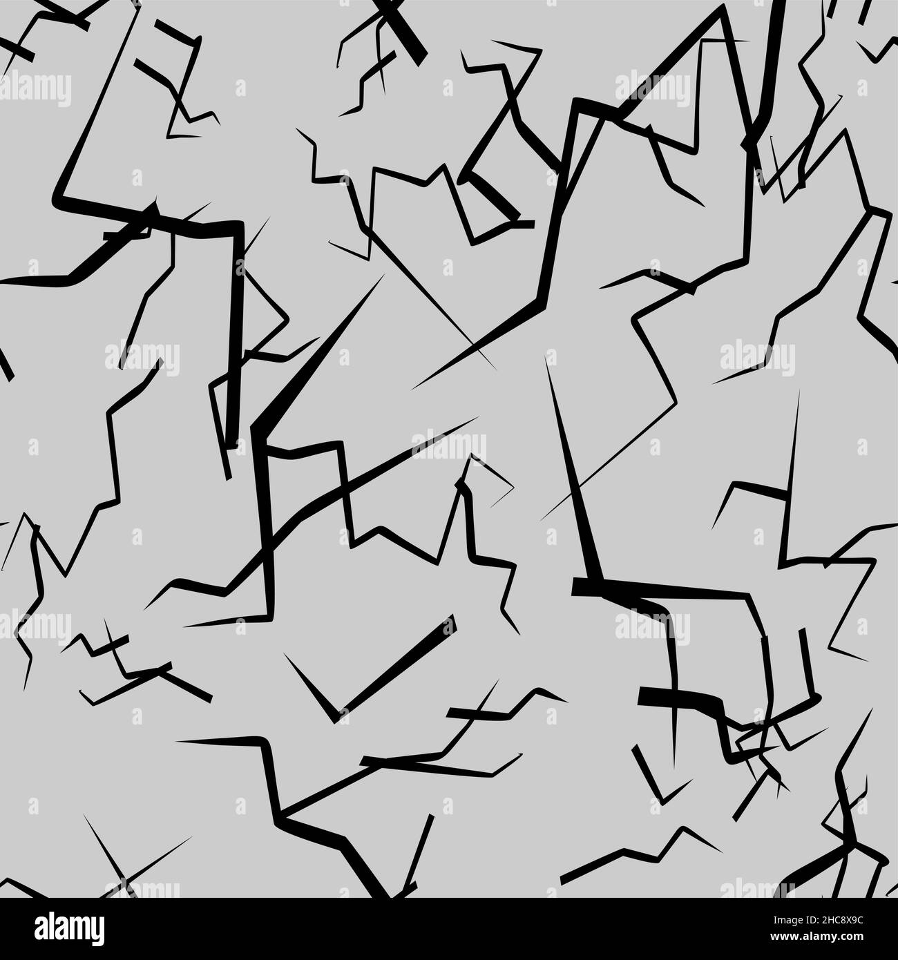 Crack pattern seamless. fissure and rift background. fracture texture ...